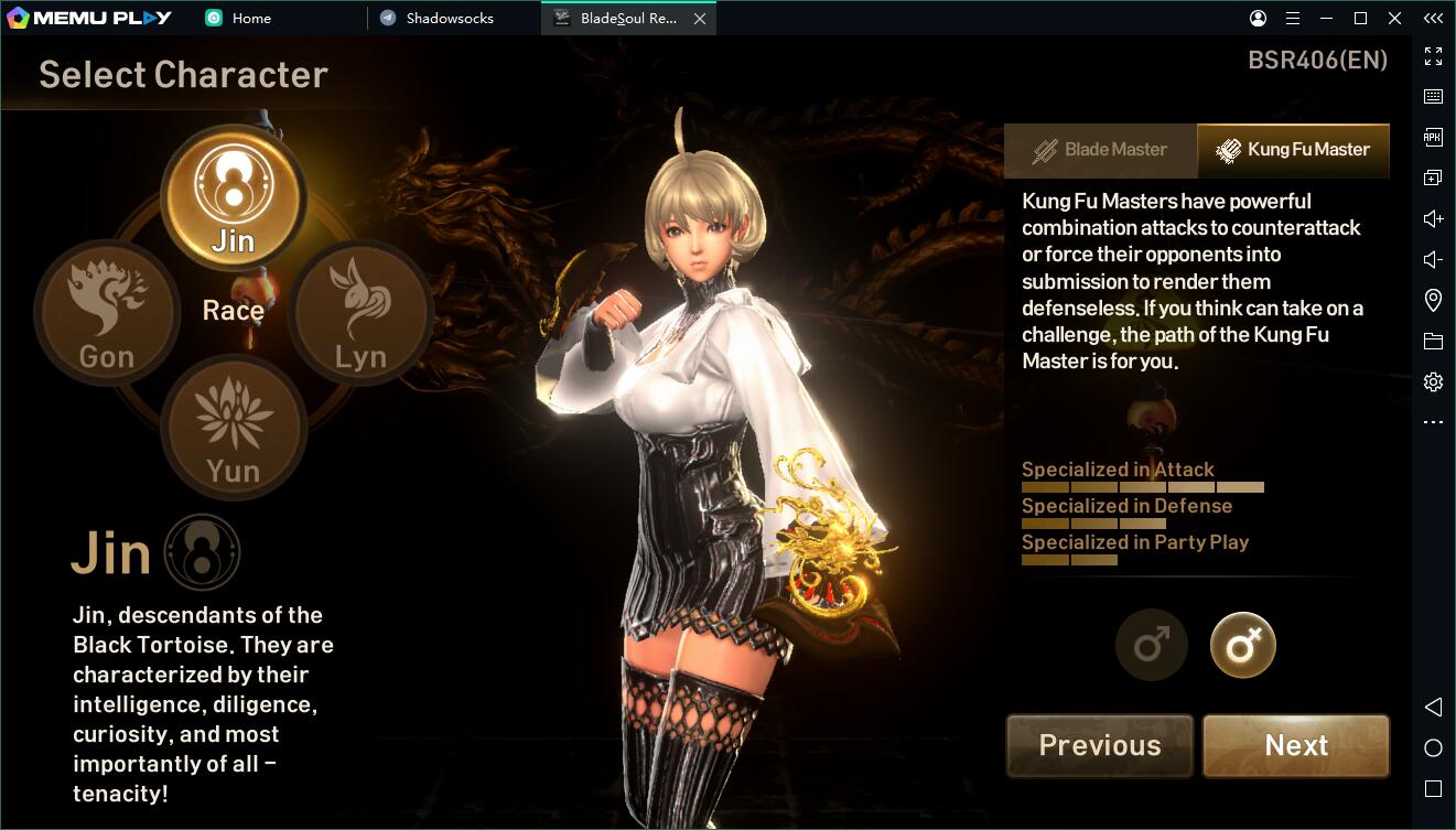 Blade&Soul Revolution kungfu master